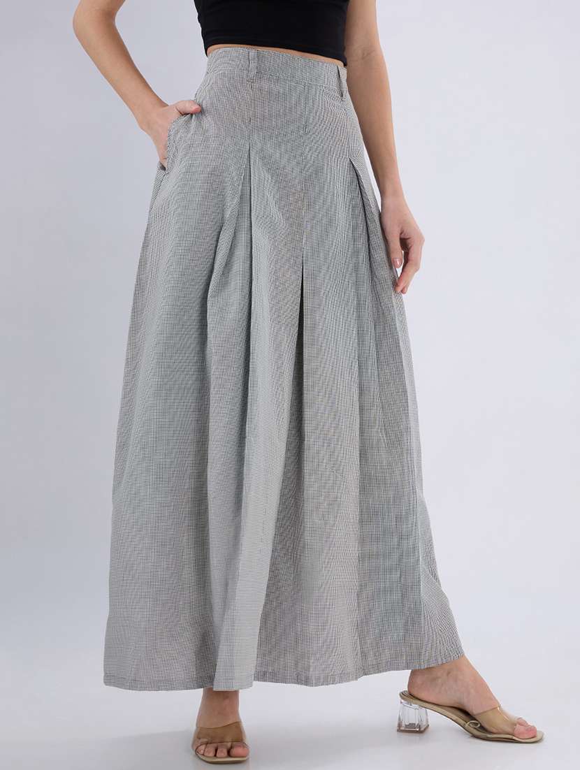 girls pleated flared maxi skirt high rise - 22486722 -  Standard Image - 2