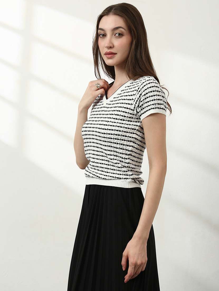 women white cotton regular top - 22486852 -  Standard Image - 2