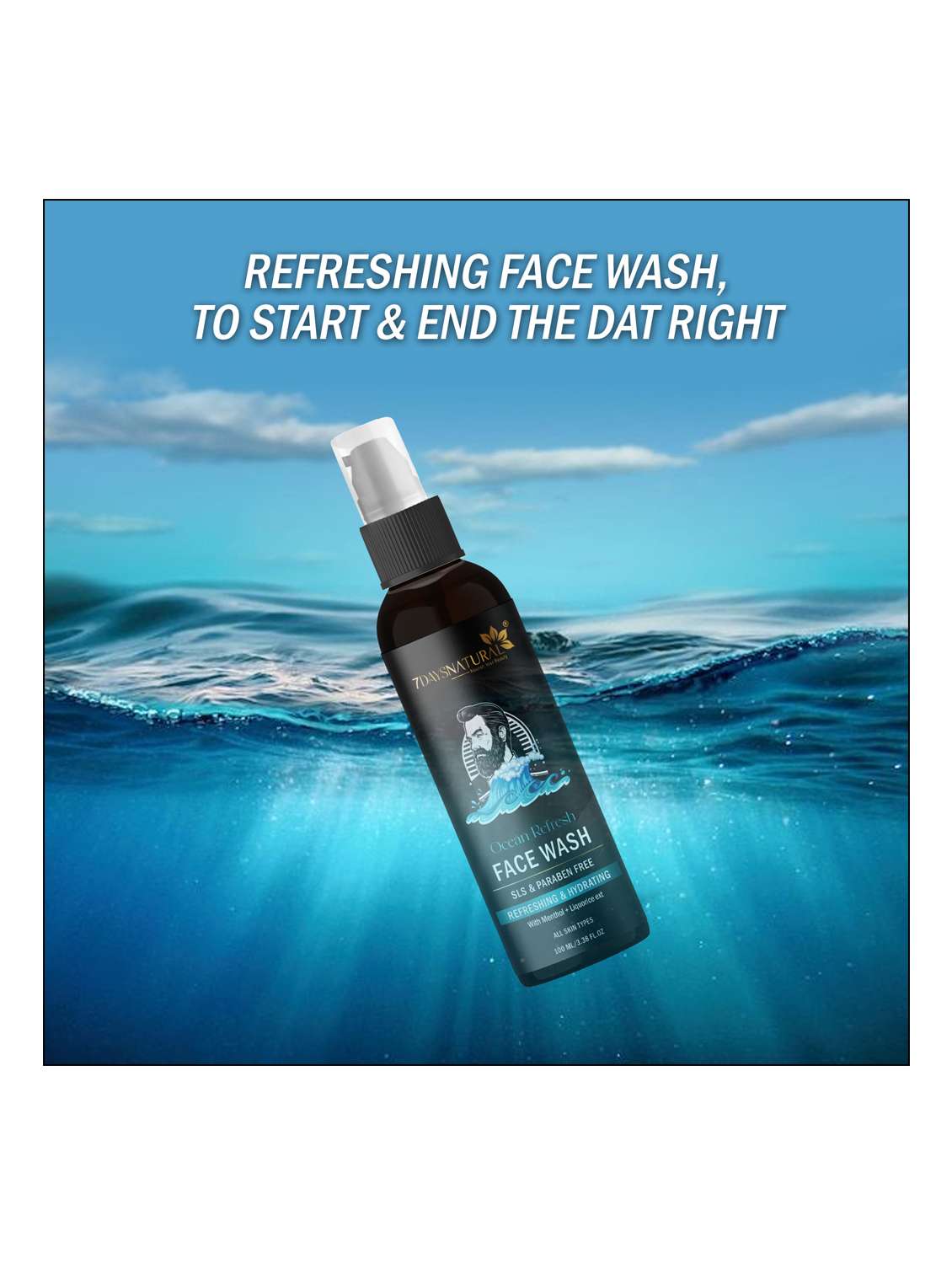 ocean refresh  face wash - 22489416 -  Standard Image - 2
