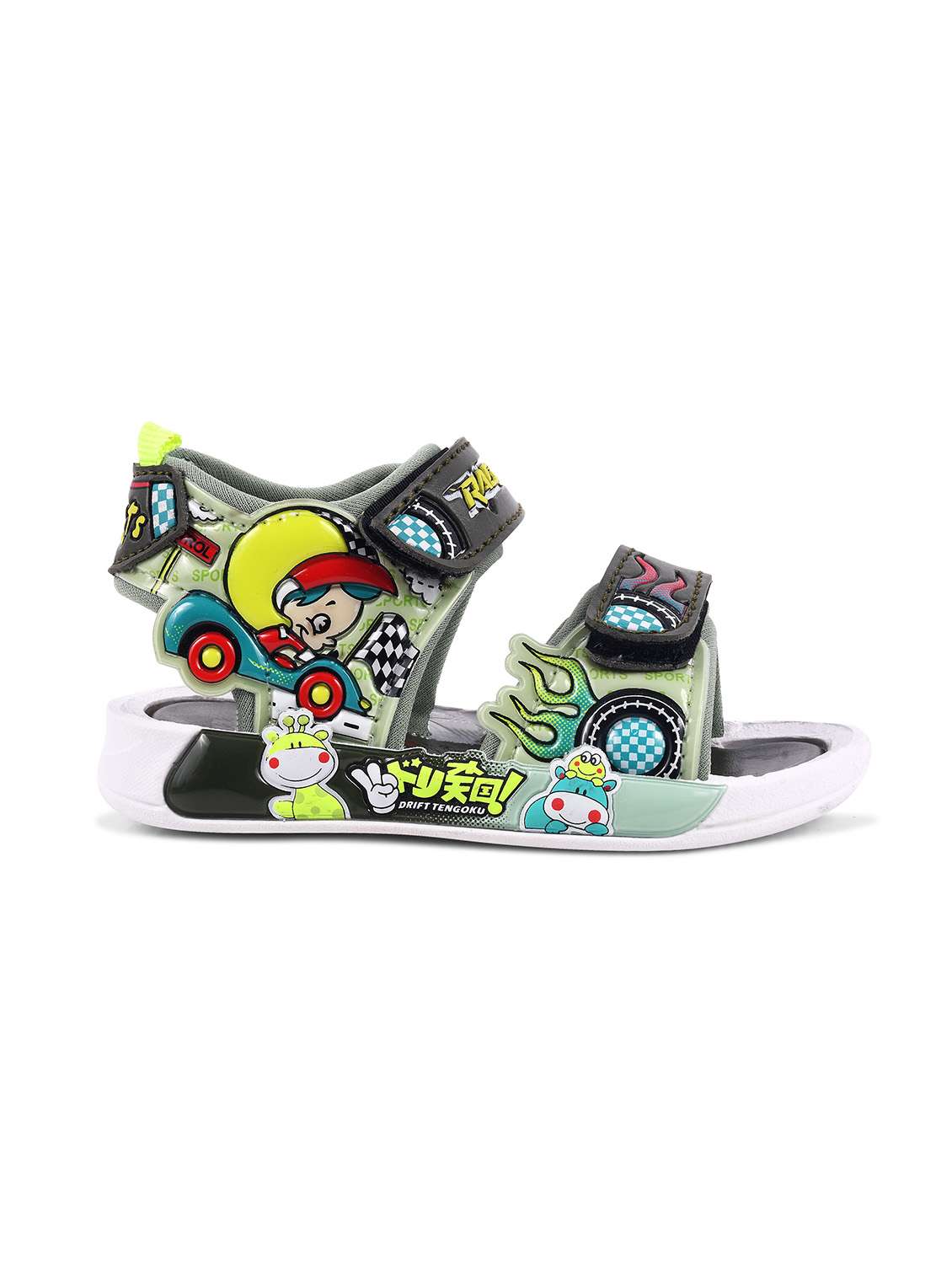 kids green synthetic floater - 22489585 -  Standard Image - 2