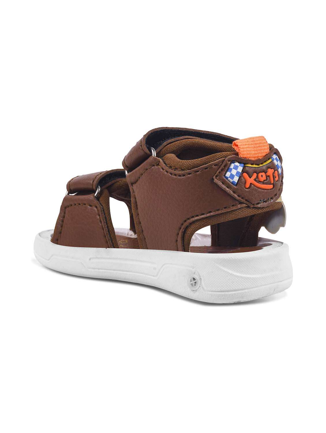 kids brown synthetic floater - 22489587 -  Standard Image - 2