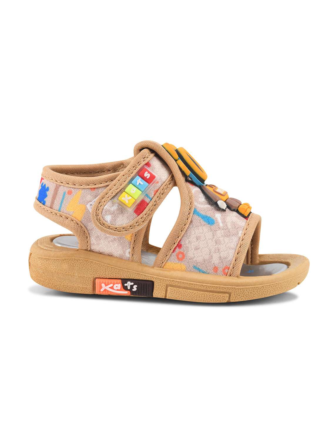 kids brown synthetic floater - 22489598 -  Standard Image - 2