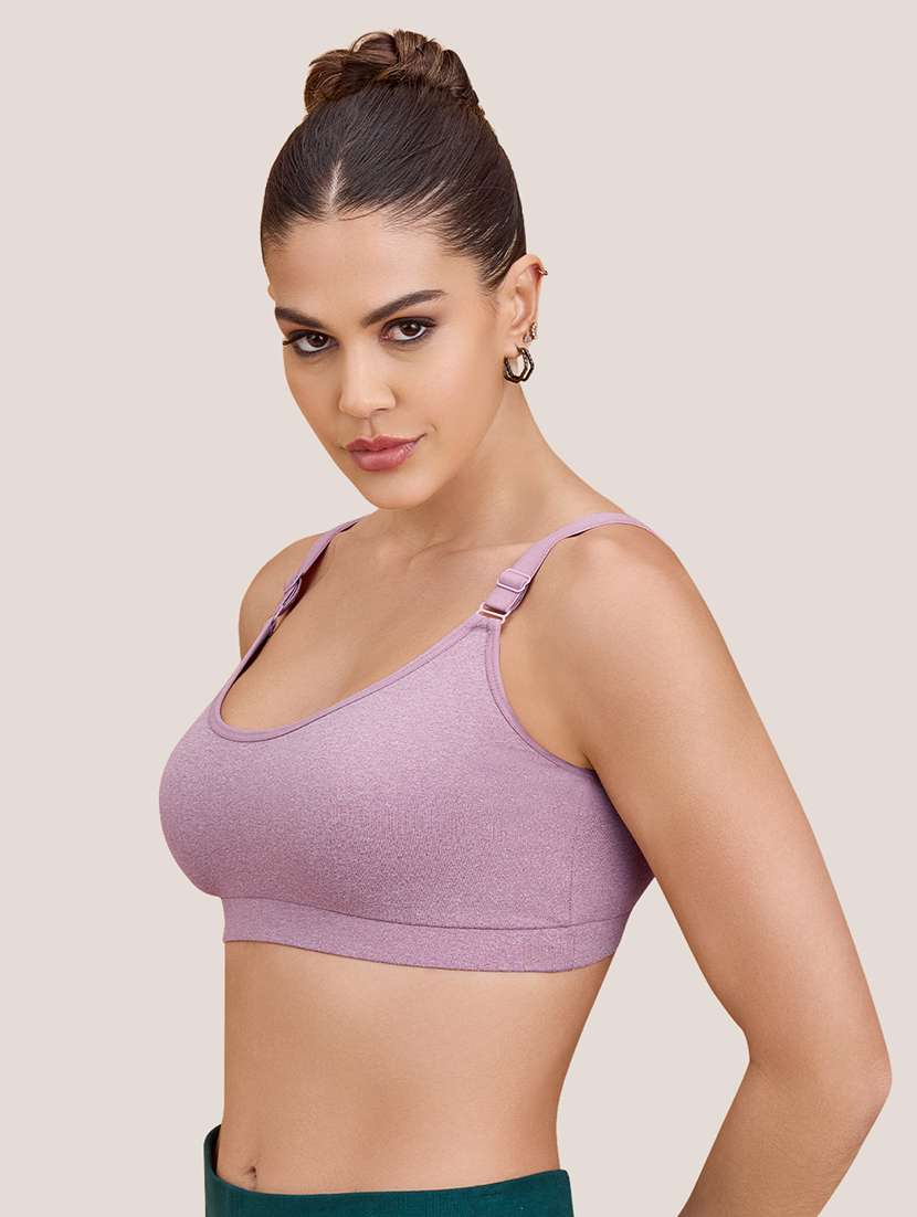 women pack of 2 multi lycra sports bra - 22489802 -  Standard Image - 2