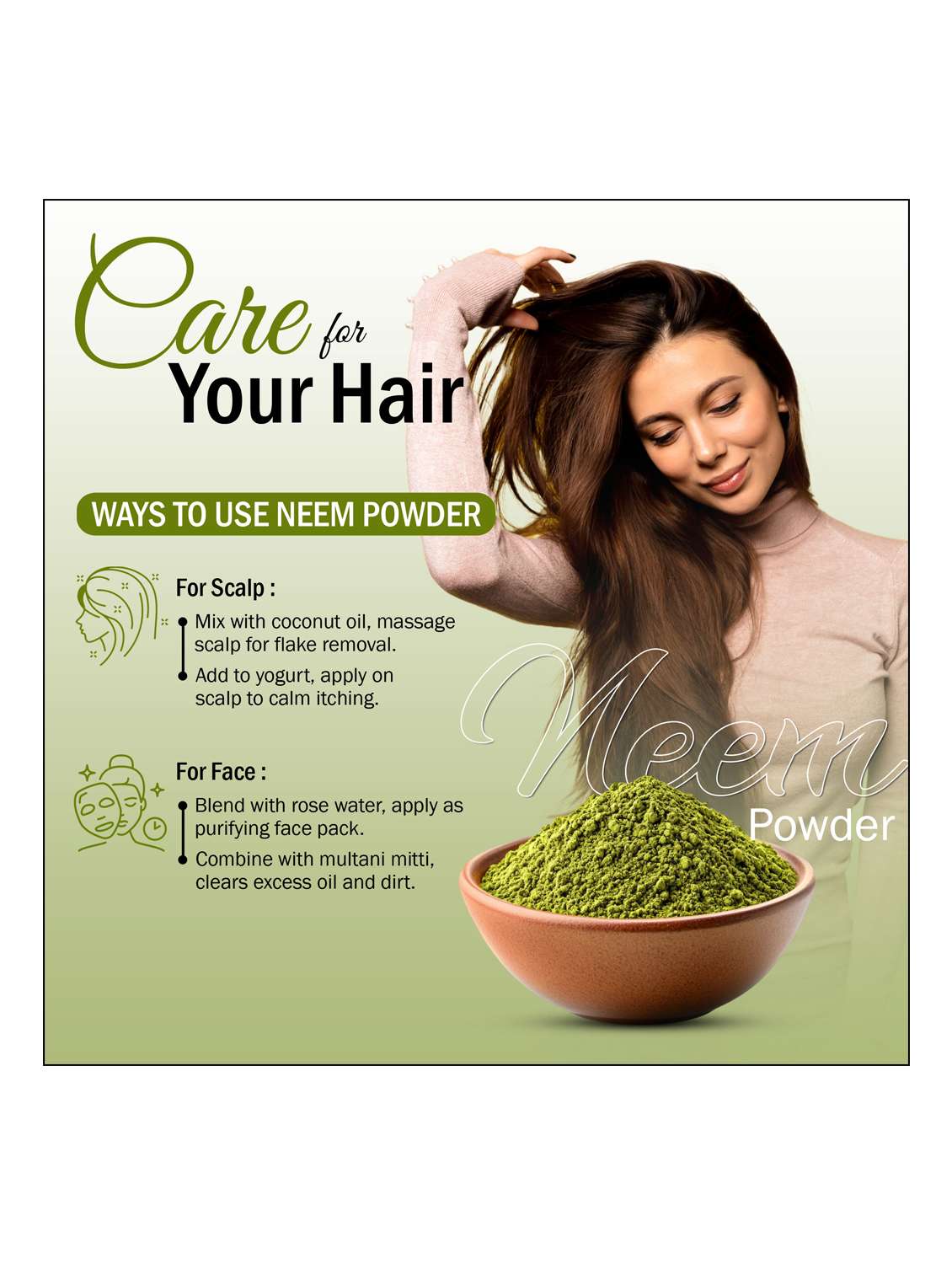 7daysnatural premium quality neem powder - pure dried powder - 22489821 -  Standard Image - 2