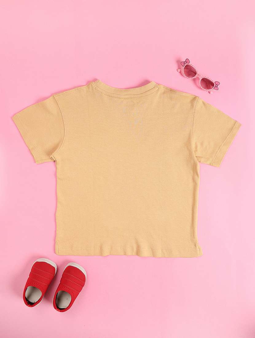 Boys Solid Short Sleeves Regular Fit T-shirt - 22490574 -  Standard Image - 2