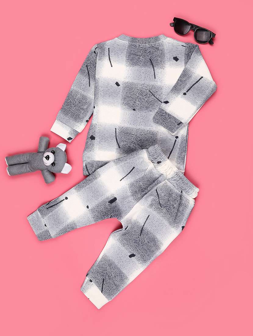boys printed long sleeves full length set - 22490760 -  Standard Image - 2