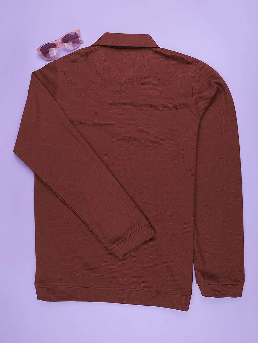 Boys Self Design Long Sleeves Regular Fit Sweatshirt - 22491137 -  Standard Image - 2