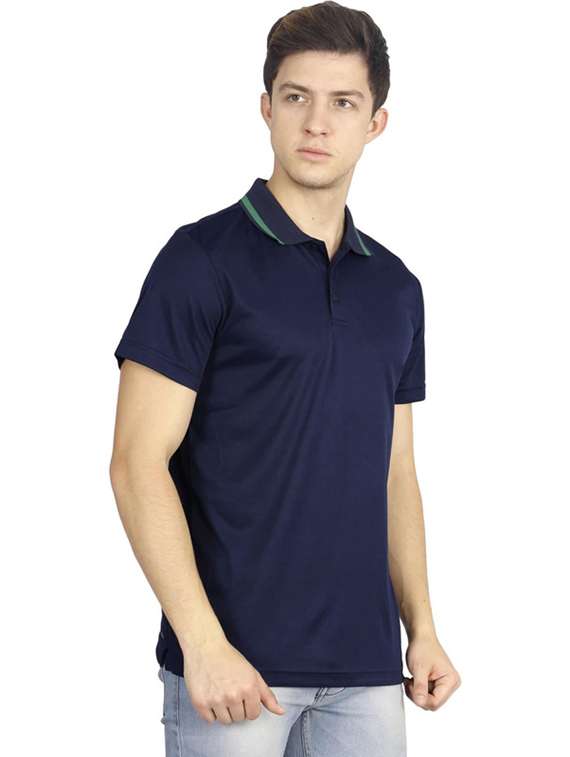 men solid short sleeve regular fit polo t-shirt - 22491403 -  Standard Image - 2