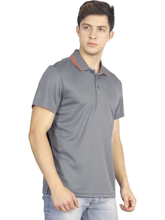 men solid short sleeve regular fit polo t-shirt - 22491404 -  Standard Image - 2