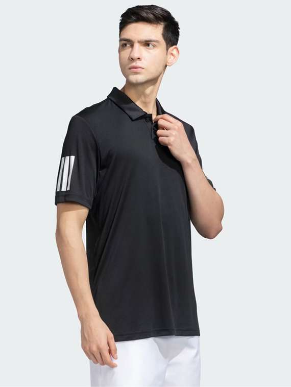 men solid short sleeve regular fit polo t-shirt - 22491409 -  Standard Image - 2