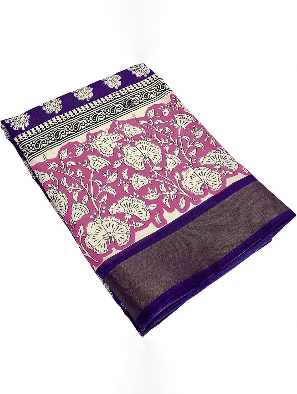 women printed casual wear saree with blouse - 22491455 -  Standard Image - 2