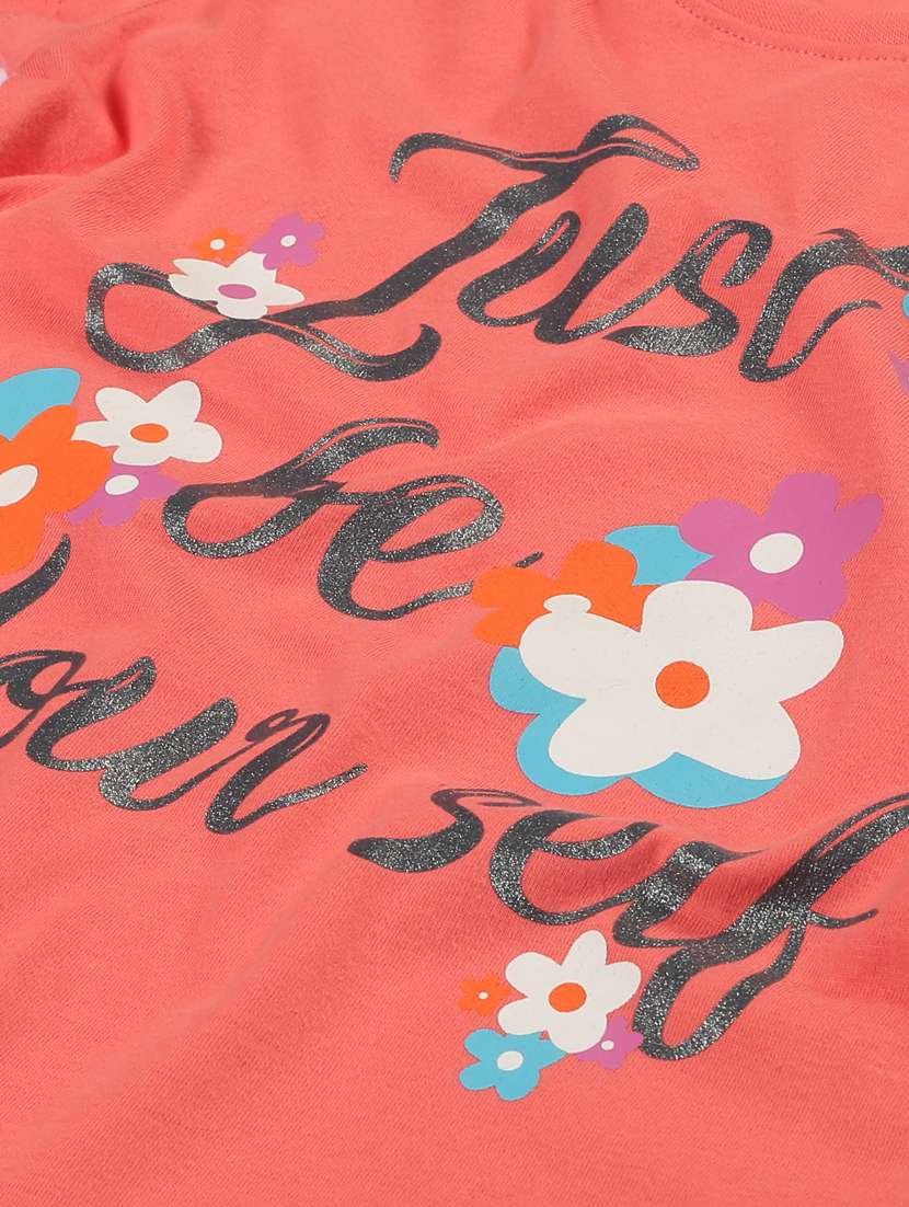 girls coral cotton shorts sets twin sets & jump suit - 22495034 -  Standard Image - 2