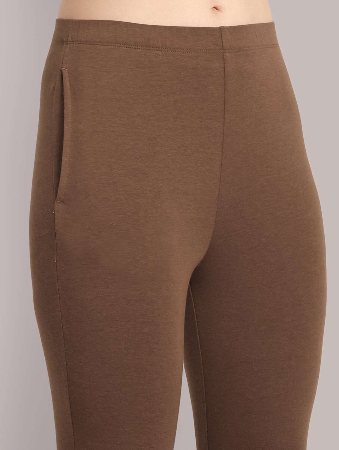 women pack of 3 solid ankle length leggings - 22495115 -  Standard Image - 2