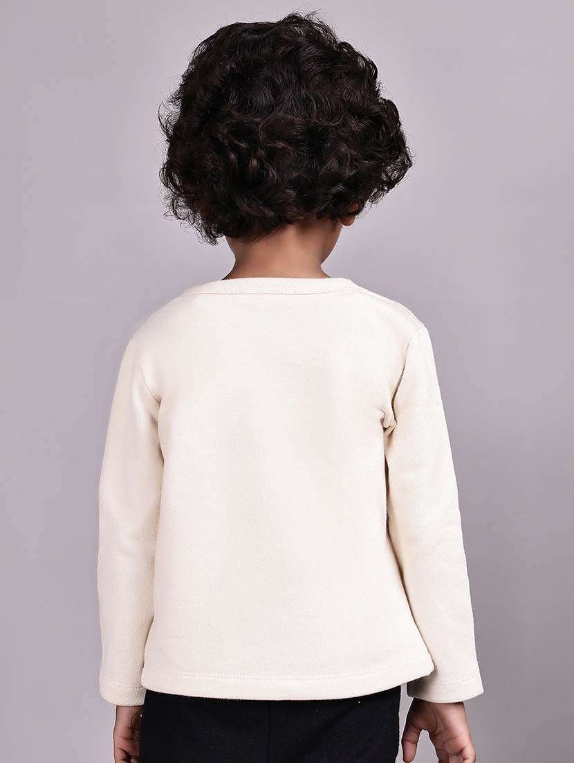 girls cream cotton tee - 22495168 -  Standard Image - 2