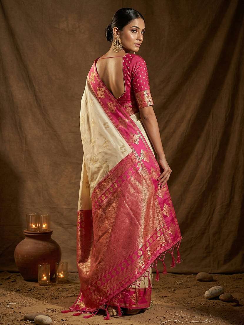 women self design banarasi saree with blouse - 22495244 -  Standard Image - 2