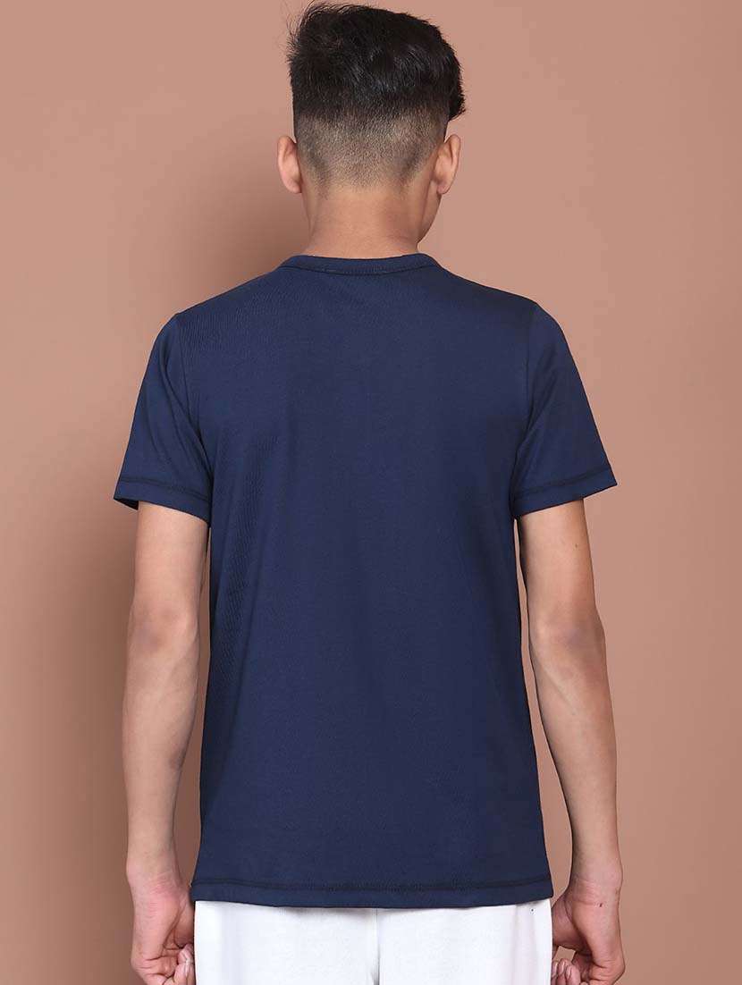 boys navy blue cotton t-shirt - 22495319 -  Standard Image - 2