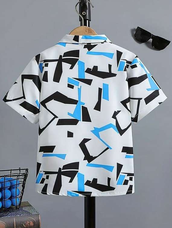 boys pack of 2 printed short sleeves shirt - 22495394 -  Standard Image - 2