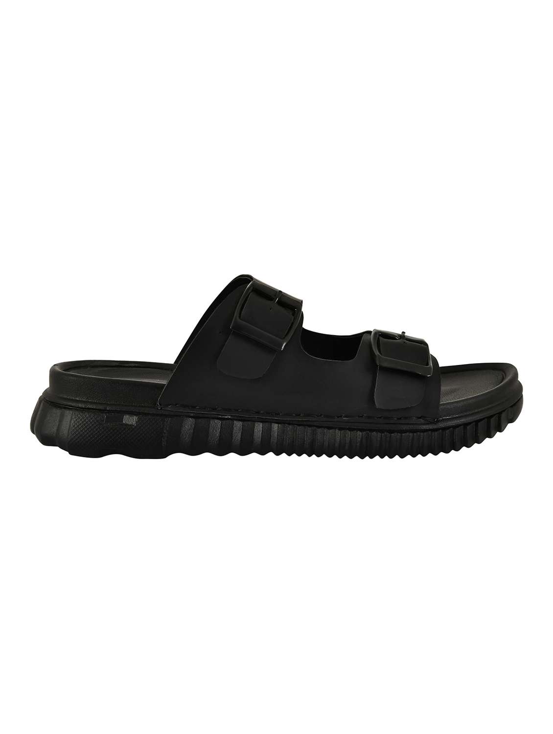 men black slip on sandal - 22495887 -  Standard Image - 2