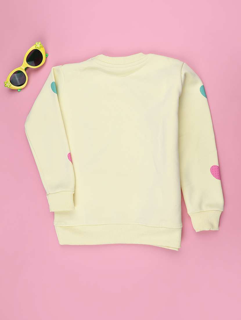 Girls Printed Long Sleeves Regular Fit Sweatshirt - 22496525 -  Standard Image - 2
