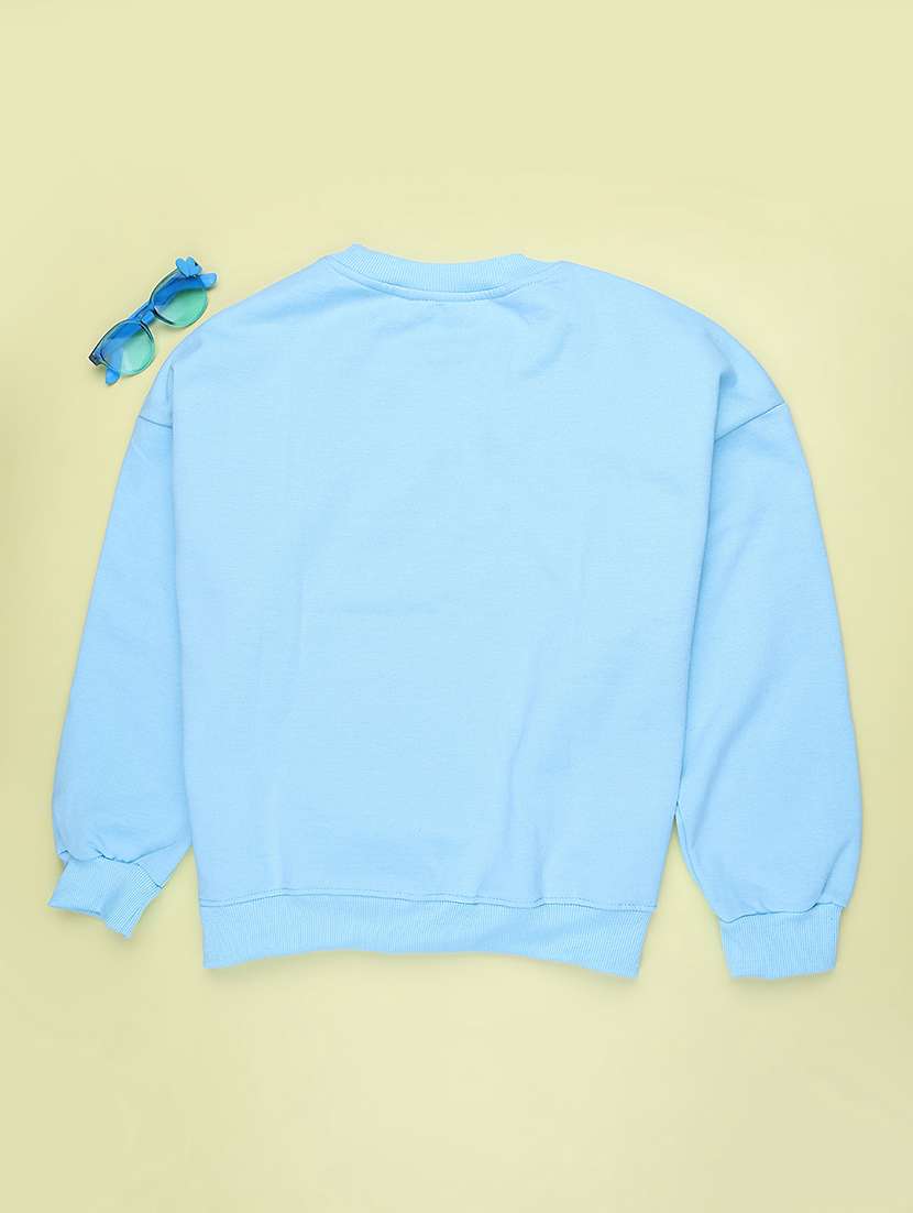 Girls Printed Long Sleeves Regular Fit Sweatshirt - 22496550 -  Standard Image - 2