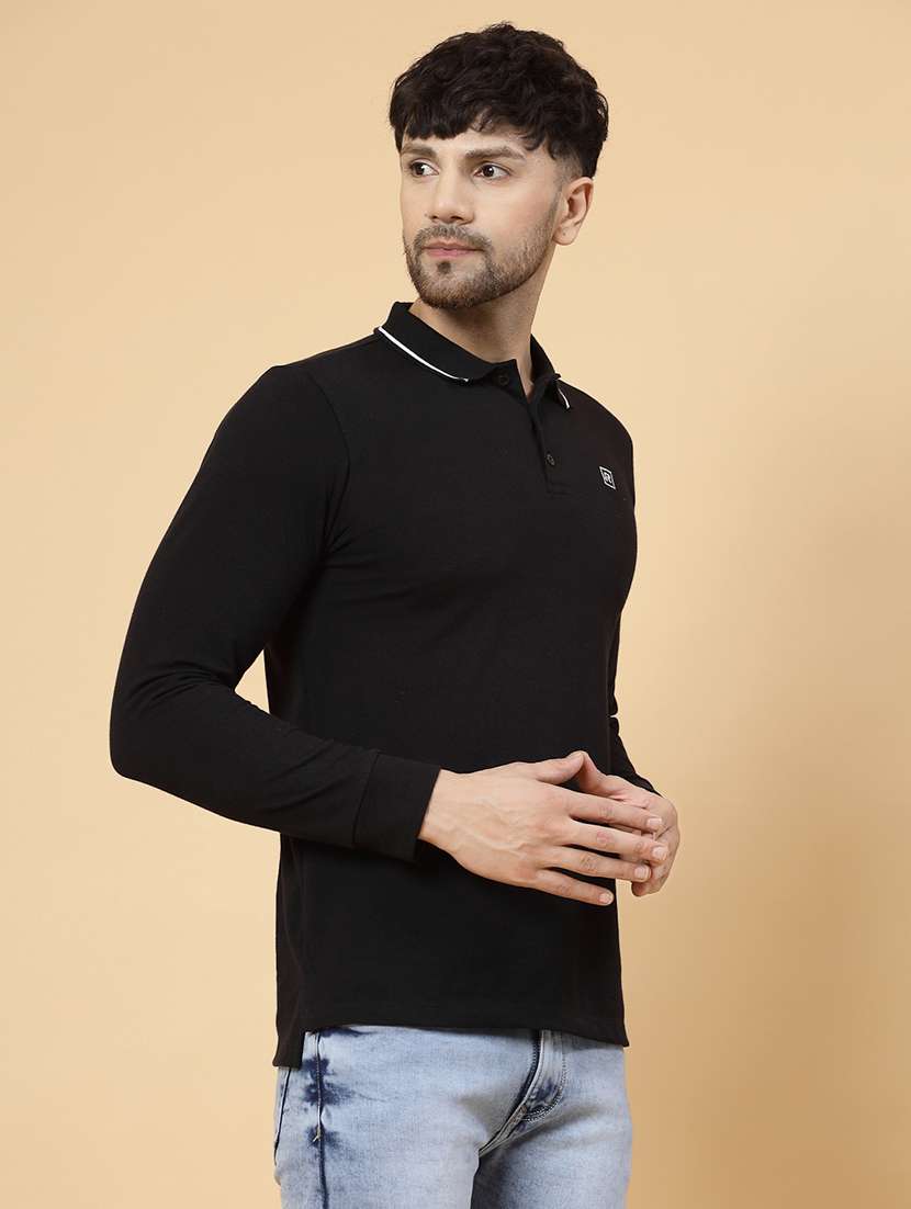 men solid long sleeve regular fit t-shirt - 22497387 -  Standard Image - 2