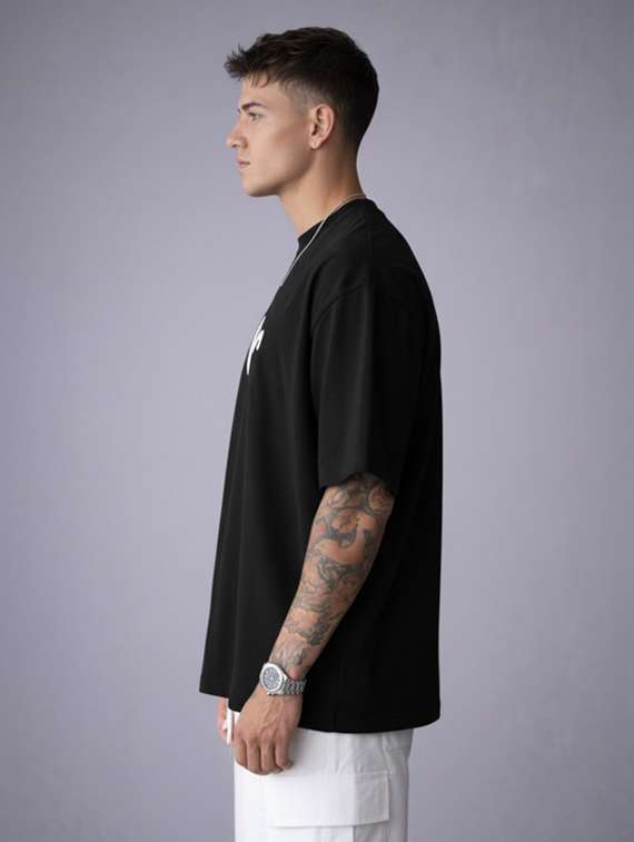 men printed short sleeve oversized t-shirt - 22497553 -  Standard Image - 2