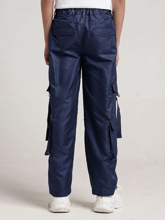 Boys Solid Relaxed Fit Cargo Pant - 22497875 -  Standard Image - 2