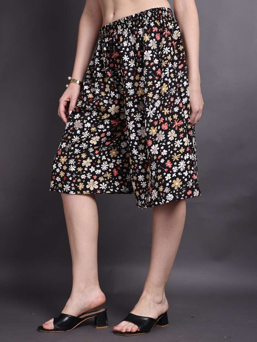 women printed mid rise flared palazzo - 22498057 -  Standard Image - 2