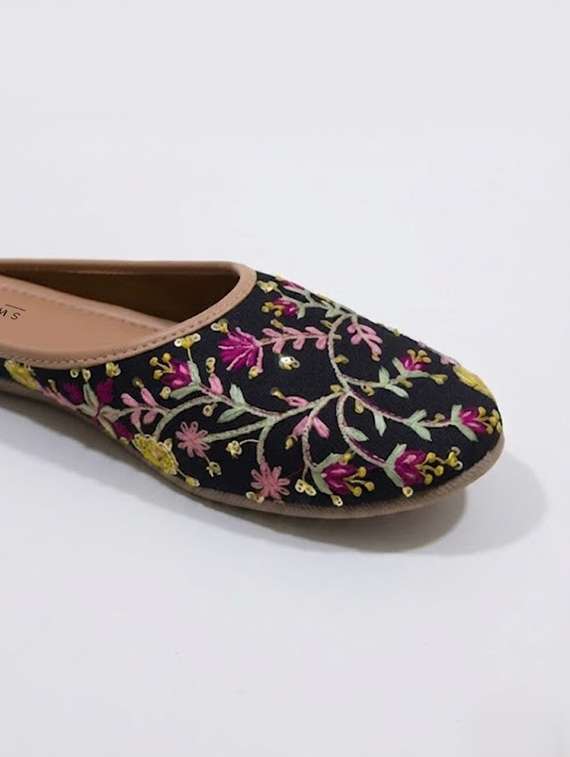 Women Embroidered Slip On Mules - 22498153 -  Standard Image - 2