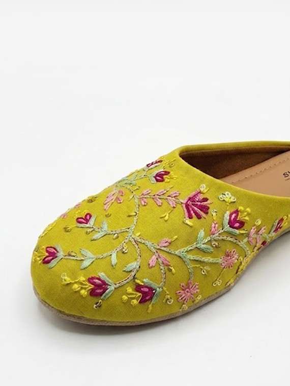 women embroidered slip on mules - 22498155 -  Standard Image - 2