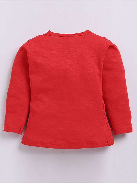 girls pack of 3 front printed round neck tees - 22498297 -  Standard Image - 2