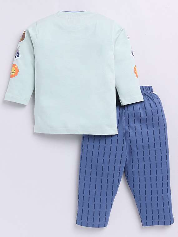 boys printed round neck full length set - 22498347 -  Standard Image - 2