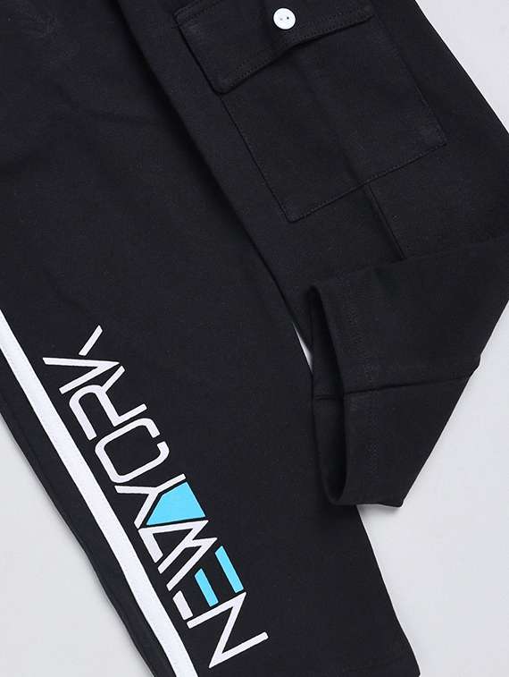 boys typographic printed active wear track pant - 22498478 -  Standard Image - 2