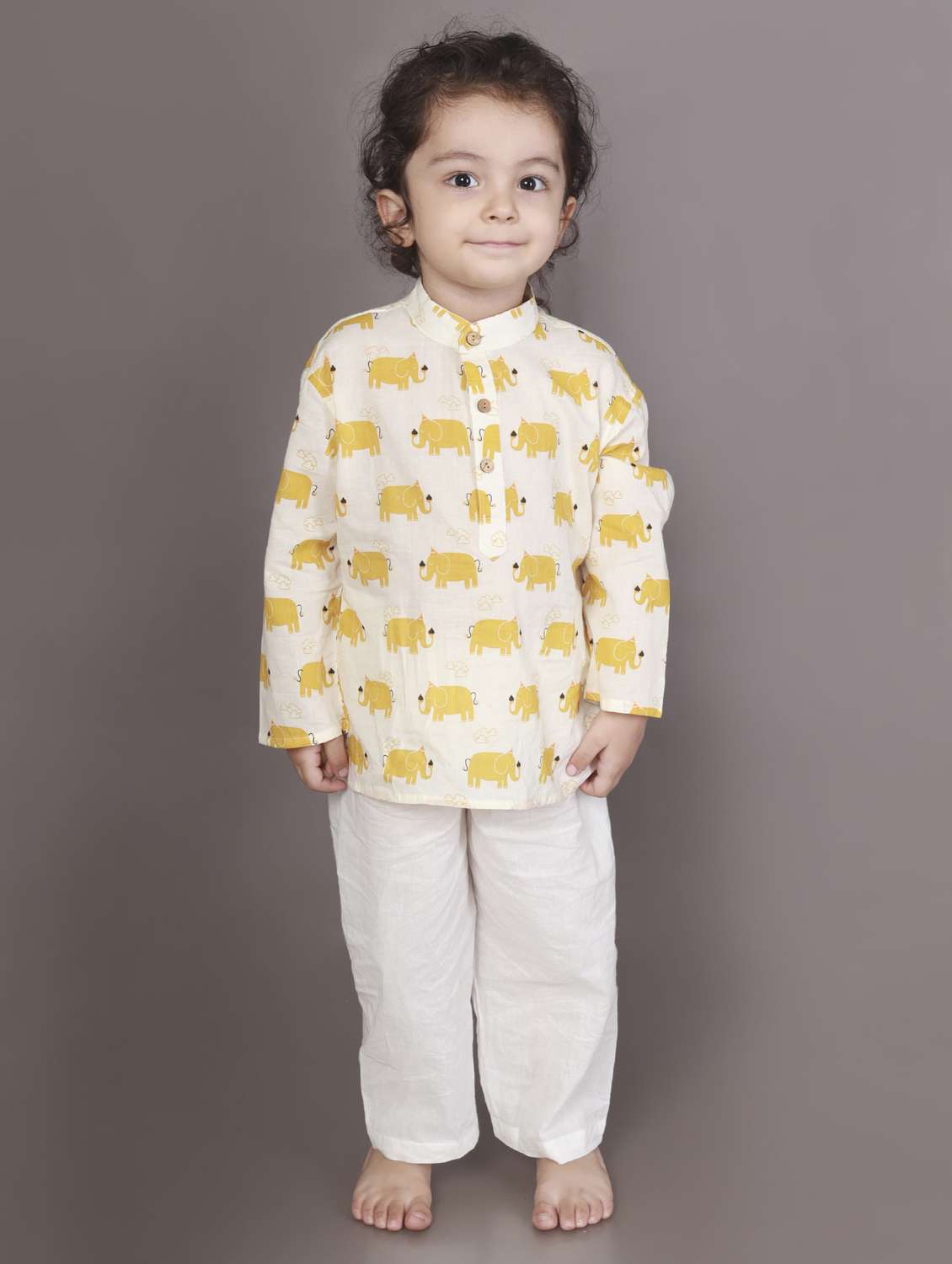 girls printed long sleeve nightwear set - 22498498 -  Standard Image - 2