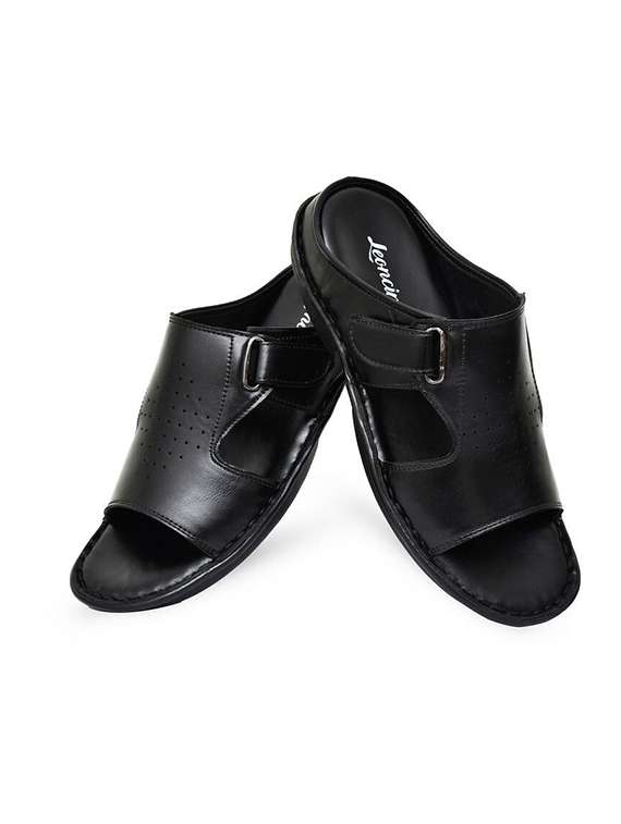 men solid slip on sandal - 22498929 -  Standard Image - 2
