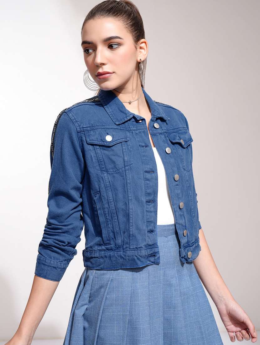 women taped long sleeves jacket - 22499327 -  Standard Image - 2
