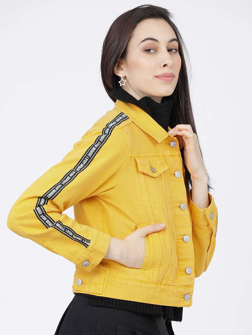 Women Taped Long Sleeves Jacket - 22499339 -  Standard Image - 2