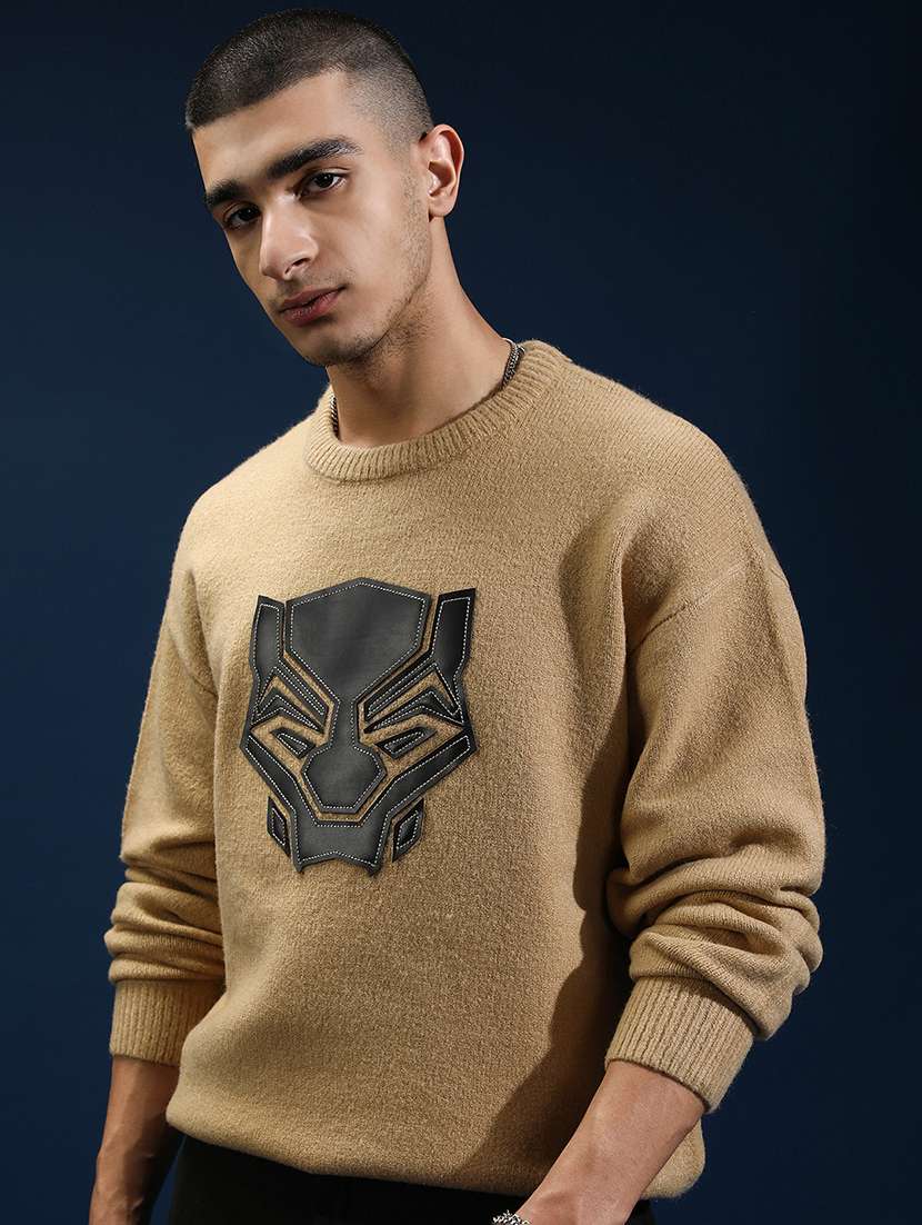 men solid with work long sleeve pullover sweater - 22499388 -  Standard Image - 2