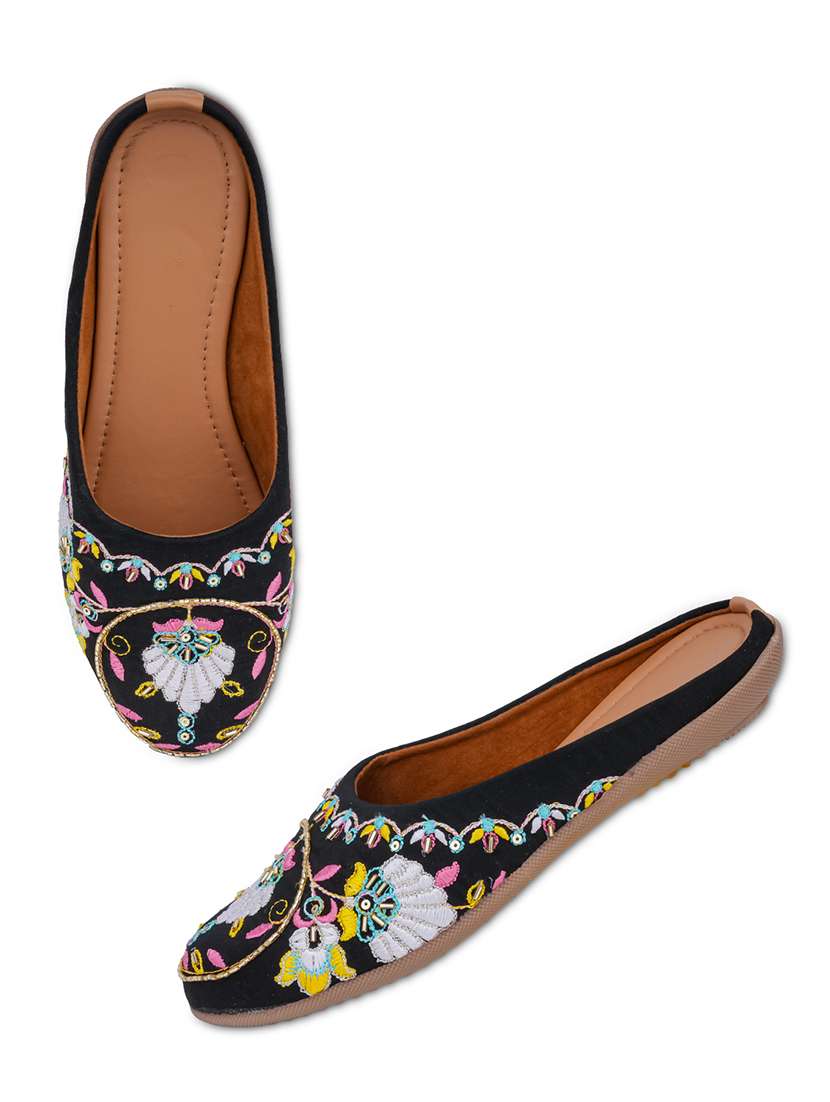 women embroidered slip on mules - 22499461 -  Standard Image - 2