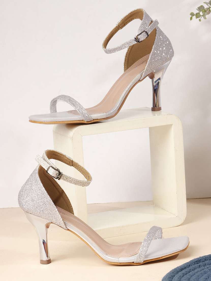 women solid ankle strap sandal