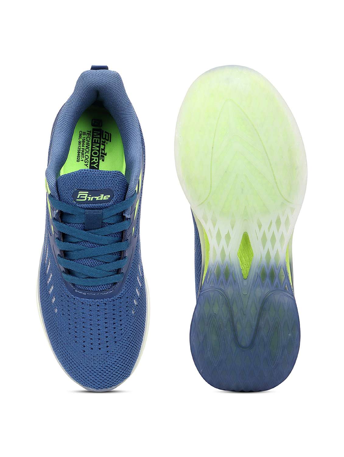 Men Blue Lace Up Sport Shoe - 22499767 -  Standard Image - 2