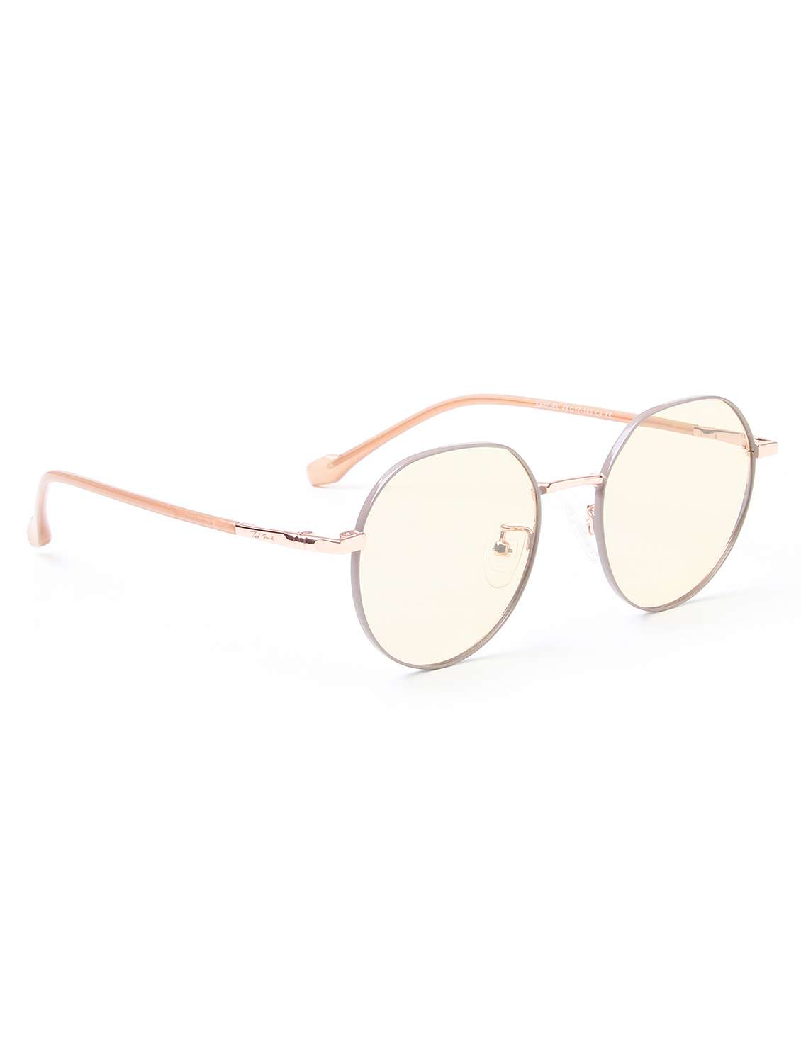 Ted Smith Unisex Clear Premium Metal Sunglasses With Polarized Lenses. - 22499912 -  Standard Image - 2