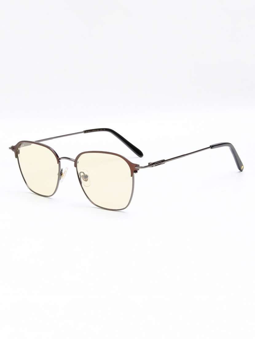 ted smith unisex brown lens & brown browline sunglasses - 22499955 -  Standard Image - 2