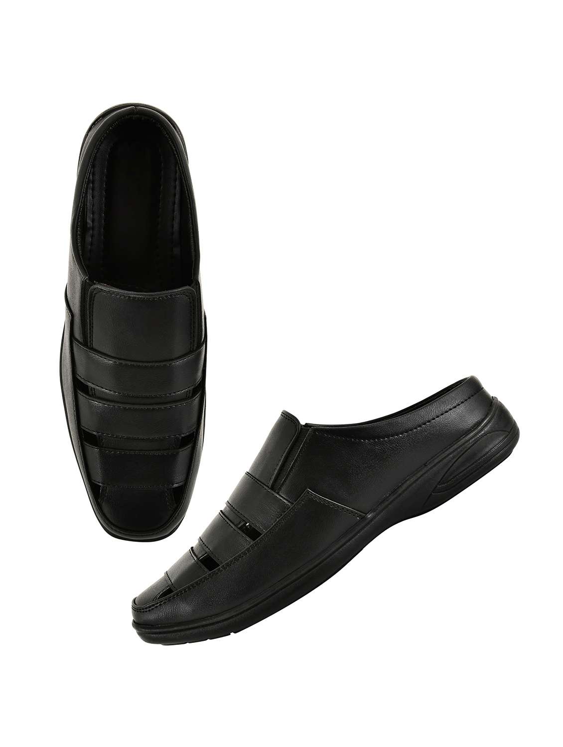 men solid slip on sandal - 22500125 -  Standard Image - 2