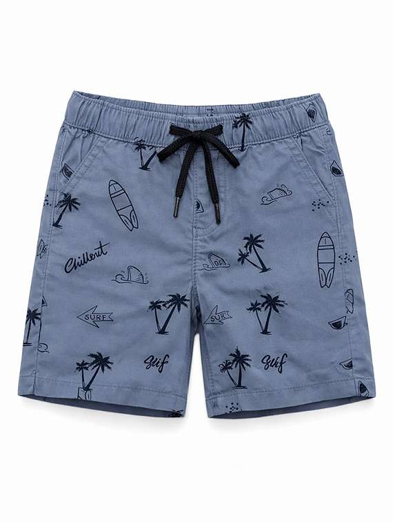 boys printed mid rise shorts - 22500173 -  Standard Image - 2