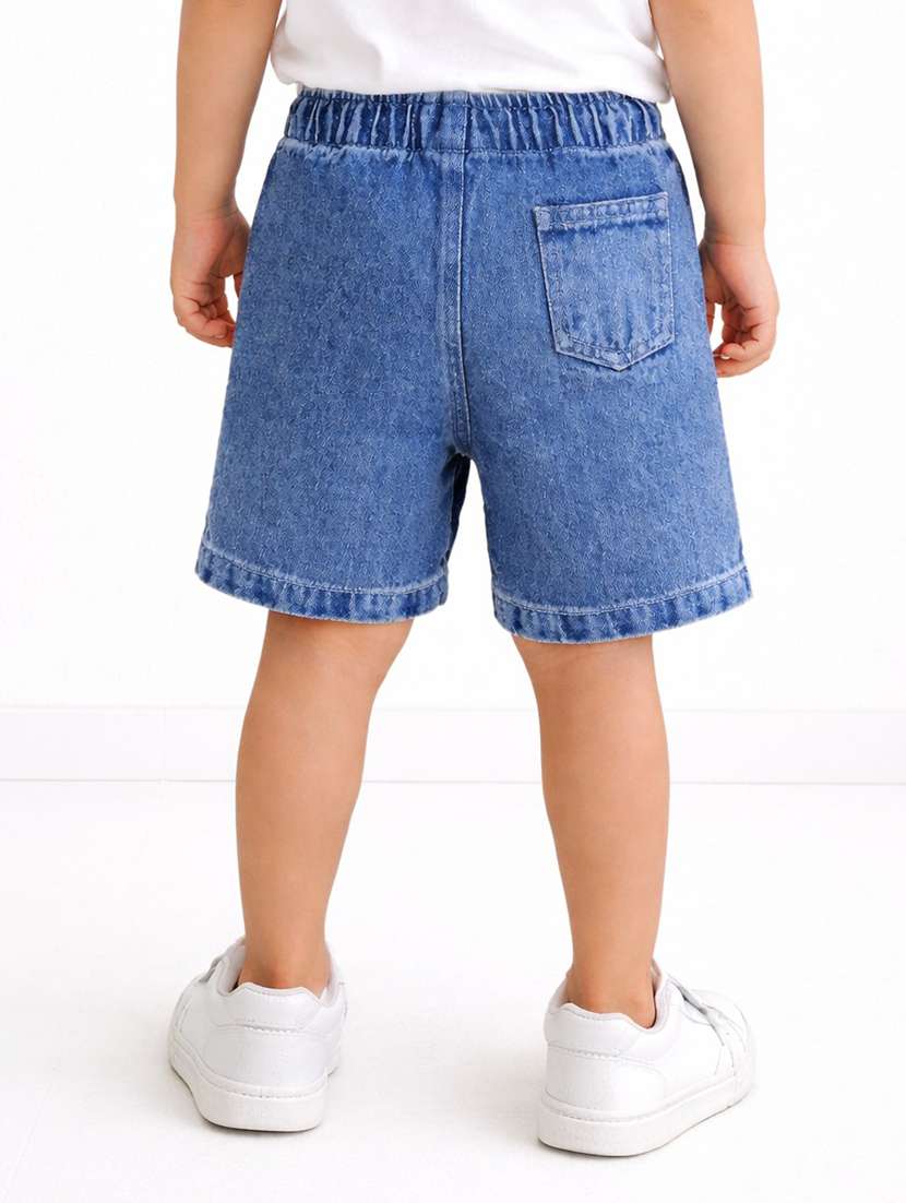 boys printed elastic waist casual shorts - 22500177 -  Standard Image - 2