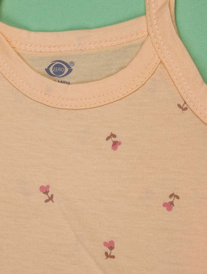 Kids Pack Of 3 Printed Sleeveless Slips - 22501414 -  Standard Image - 2