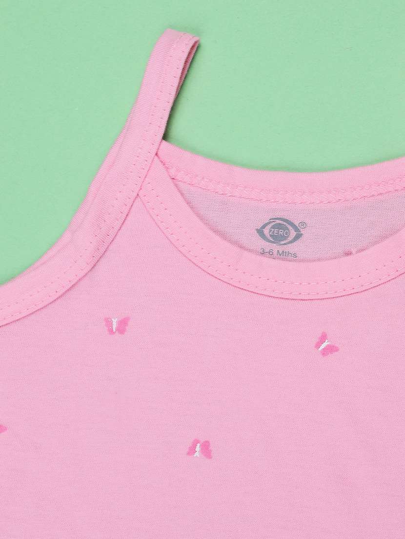 Kids Pack Of 3 Printed Sleeveless Slips - 22501694 -  Standard Image - 2
