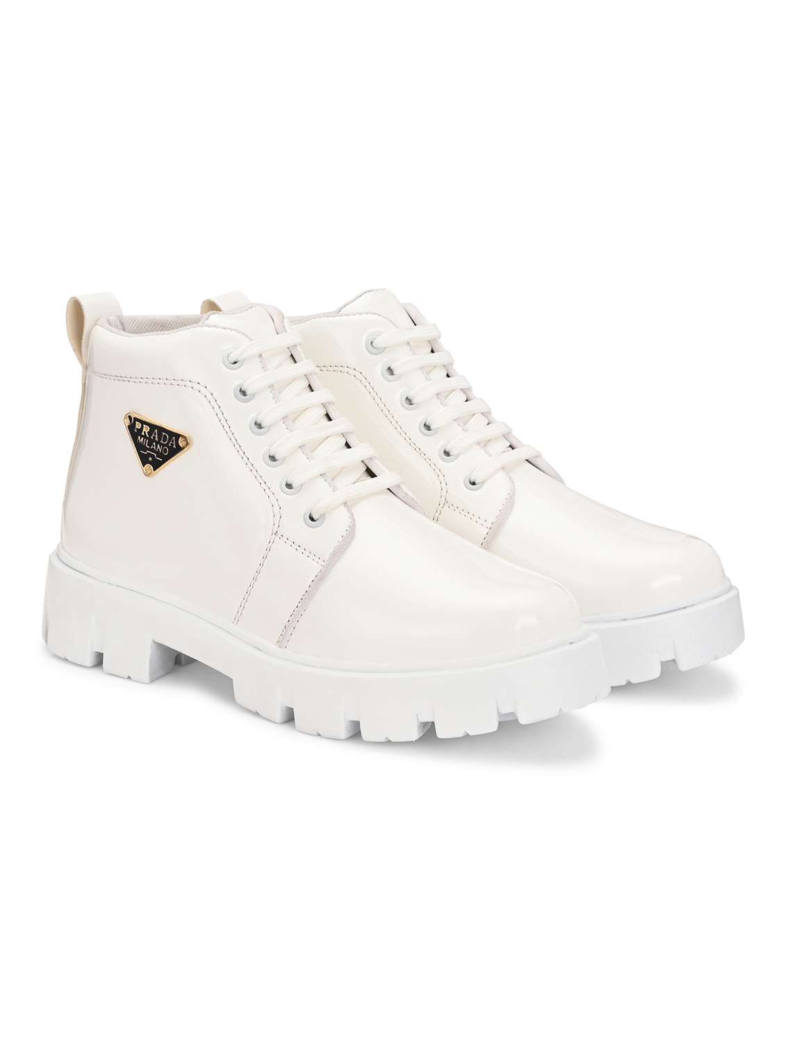 men white lace up boot - 22501870 -  Standard Image - 2
