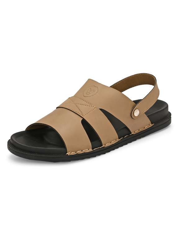 men solid back strap sandal - 22502102 -  Standard Image - 2